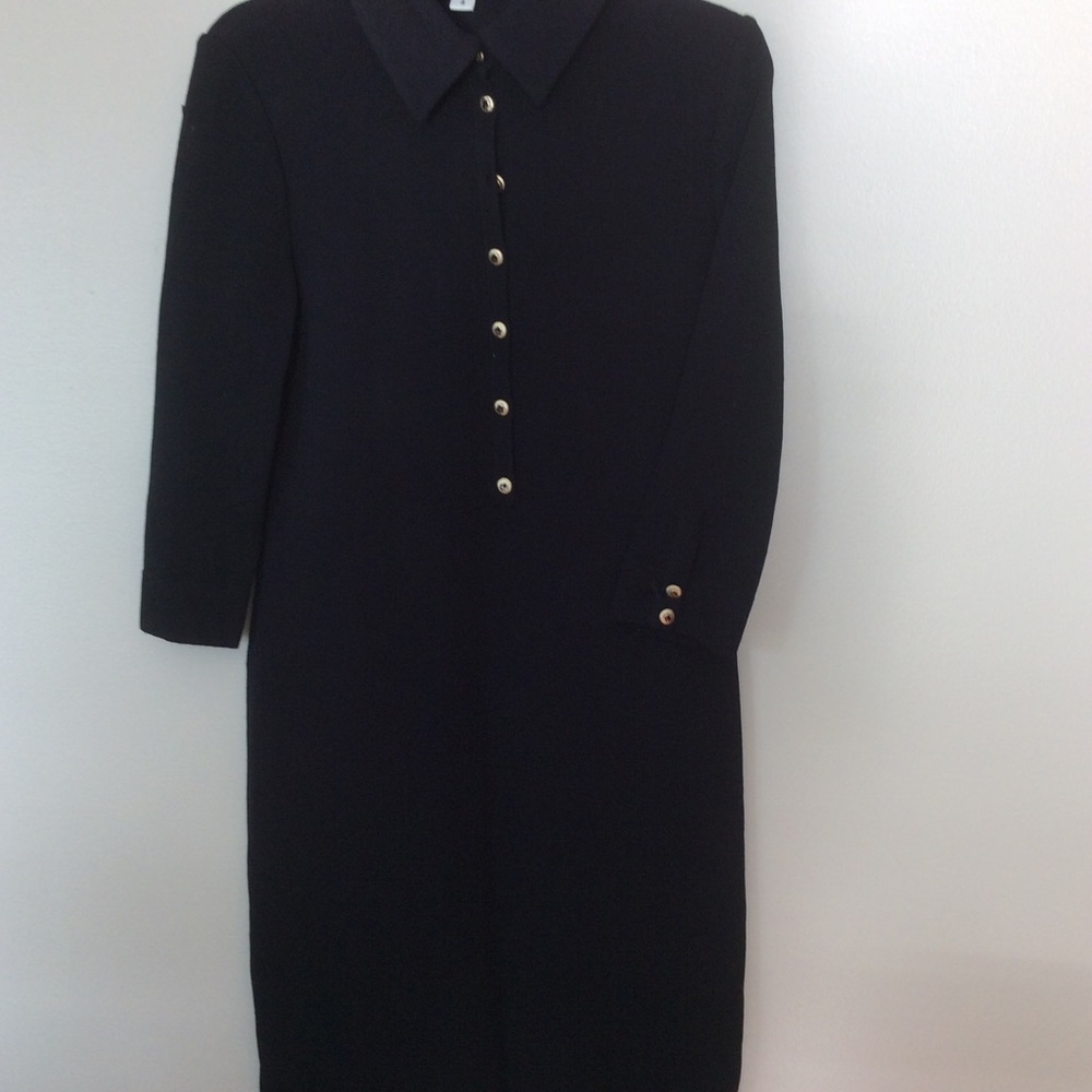 St. John’s black dress